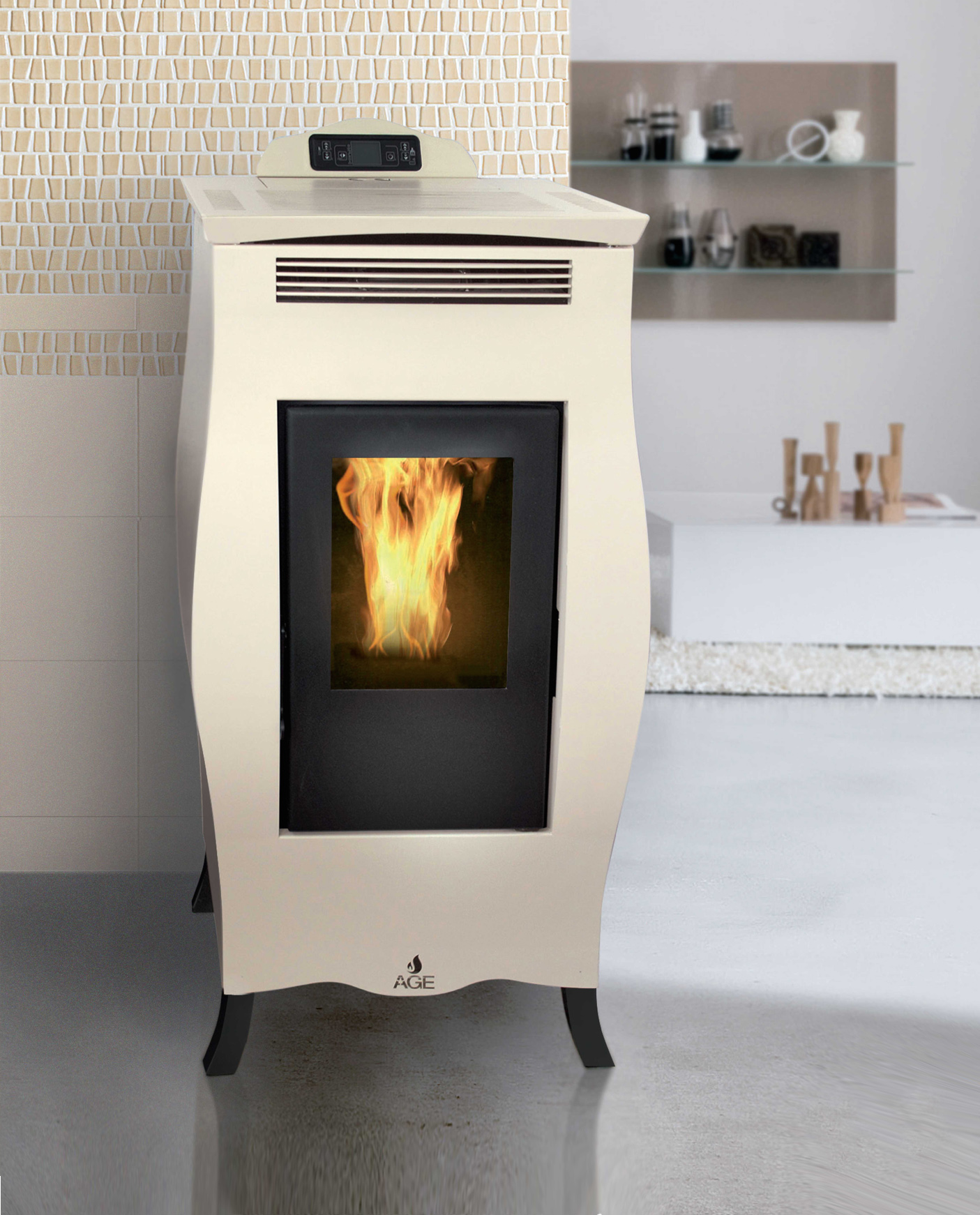 Termosobă pe peleți AGE VANITY 14 – aer cald