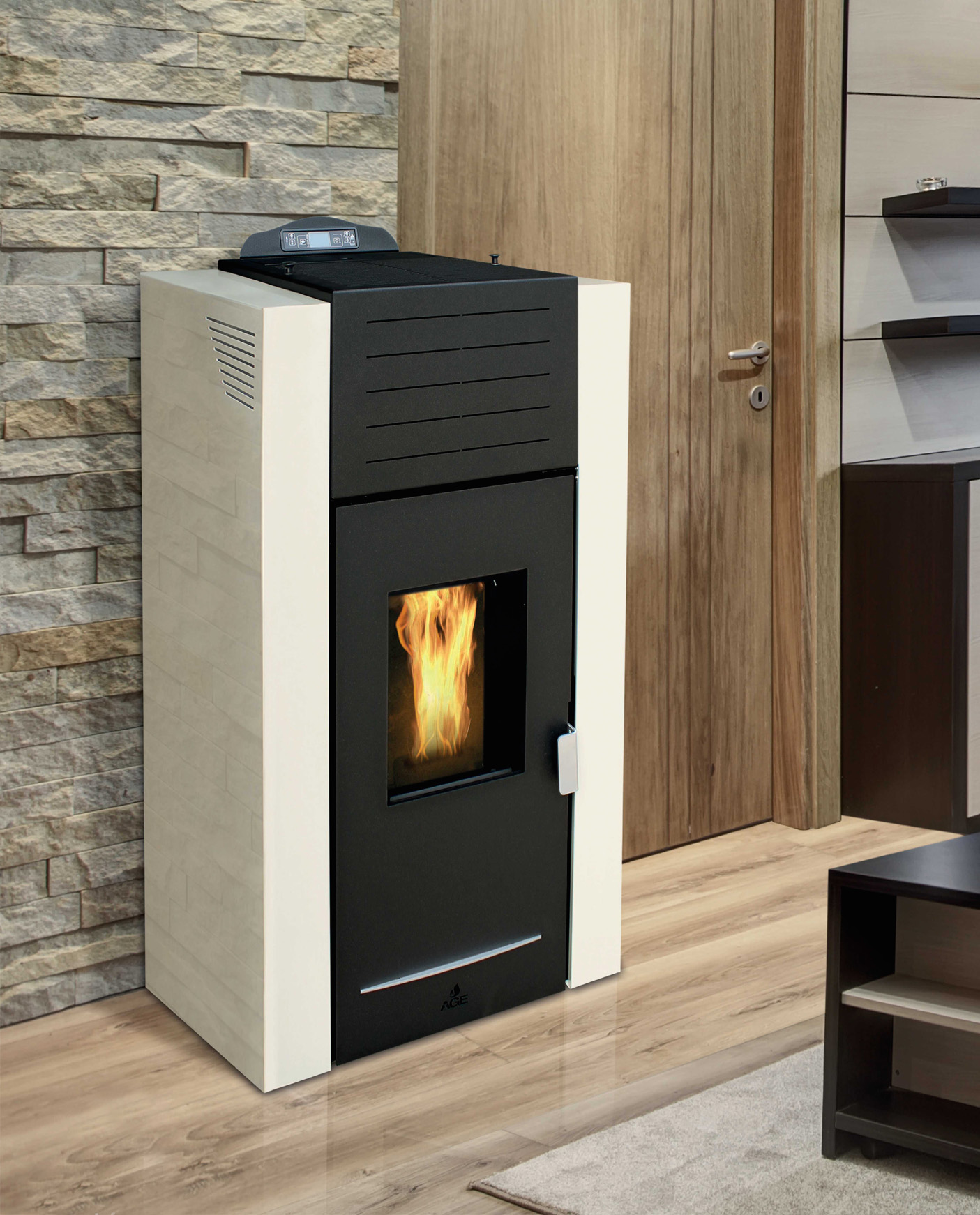 Termosemineu pe peleți AGE GAIA PLUS 26 – hidro