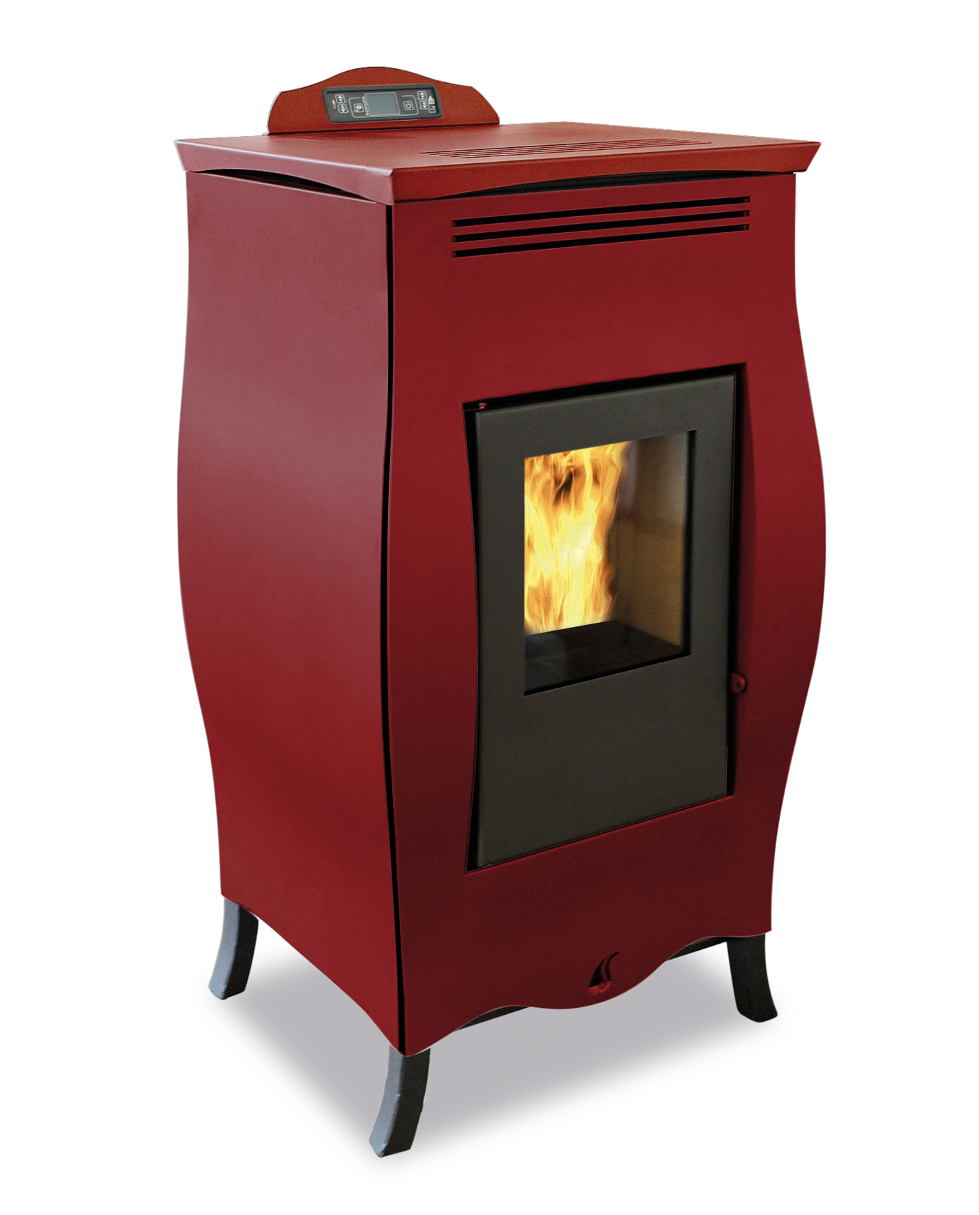 Termosobă pe peleți AGE VANITY 14 – aer cald – bordeaux