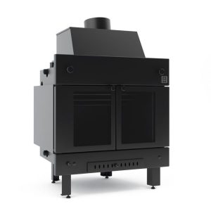 Termosemineu pe lemne MDB GREEN cu apă caldă menajeră, 24/34 kW