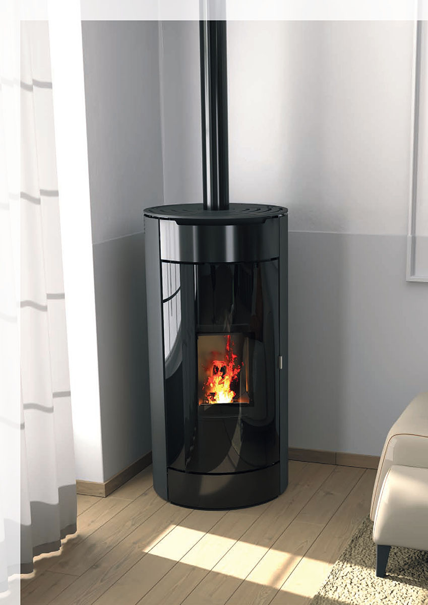 Termosobă pe peleți AGE SPHERA 11, aer cald, curățare automată, 11 kW